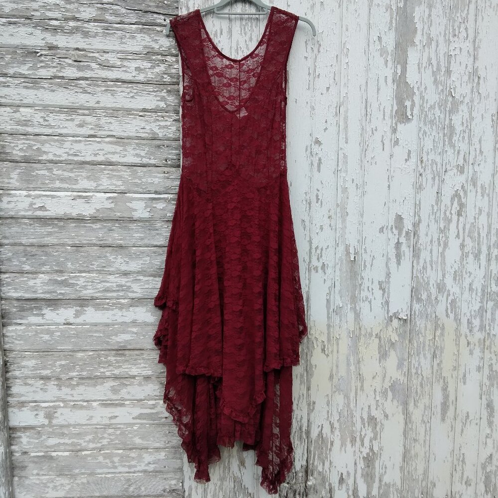 Free People French Courtship Lace Slip Dress Size Large NWOT